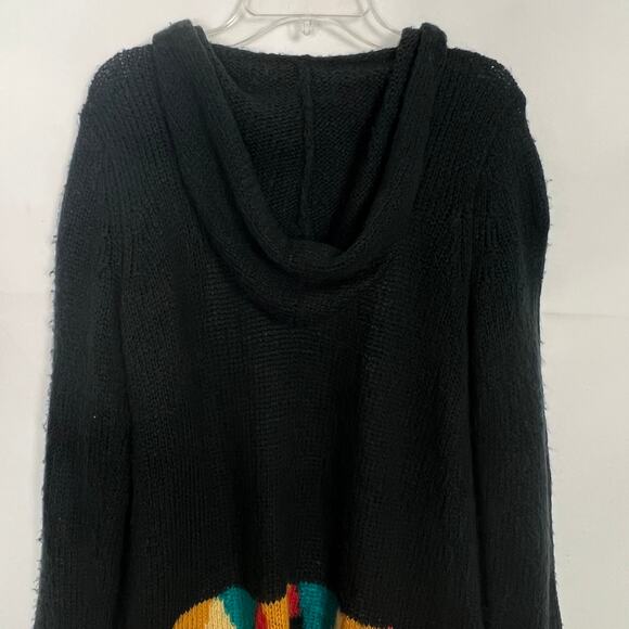 Wooden Ships Wool Mohair Open Front Hooded Cardigan Size XS - Picture 9 of 11